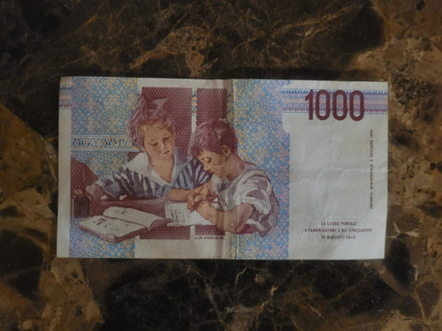 1990 banca italia - banca, 1000