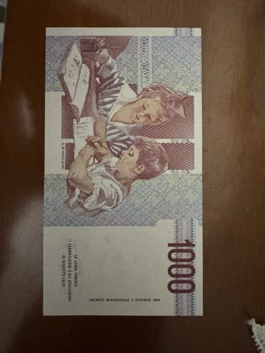 Mille 1000 lire montessori - lire,