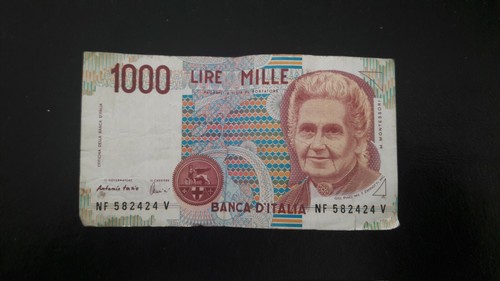 Montessori 1000 thousand lire - montessori,