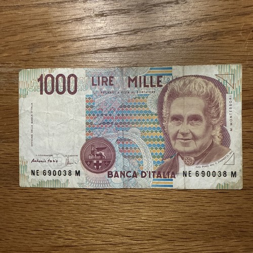 Banconota mille 1000 lire - da,
