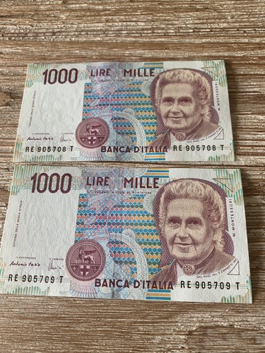 Montessori mille lire - mille,