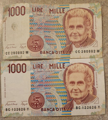Lot 1000 lire - lire, mille