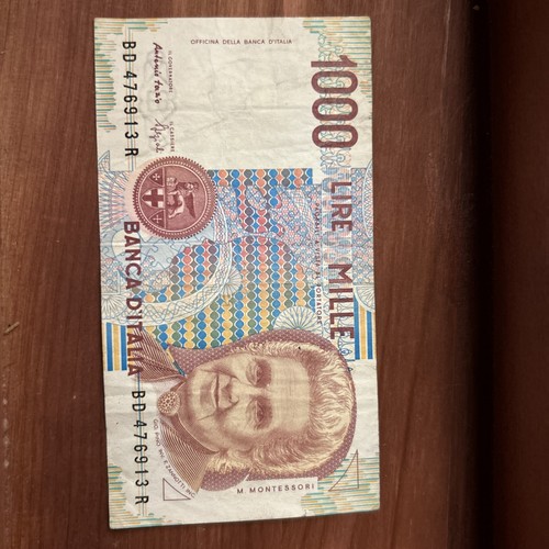 Banconota mille 1000 lire - banconota,