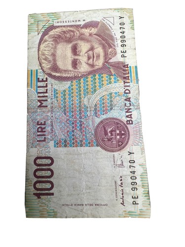 1990 banca italia 1000 - 1990, d