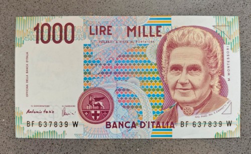 Banknote 1000 thousand lire - lire,