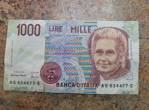 Banca italia 1000 lire - -,