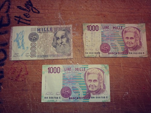 1000 mille lire italian - 1000,