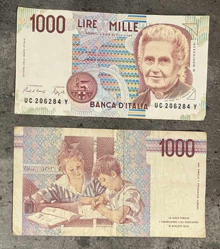 Italy lire 1000 mille - lire,