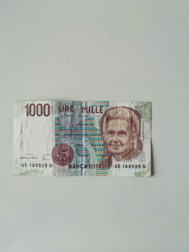 Mille 1000 lire - mille, montessori