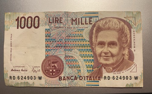 Mille 1000 lire montessori - 1000,