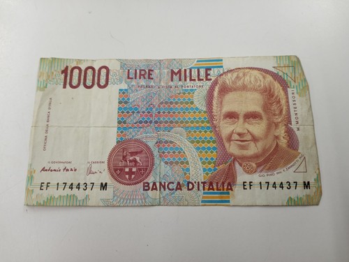 Vintage italy 1000 lire - vintage,