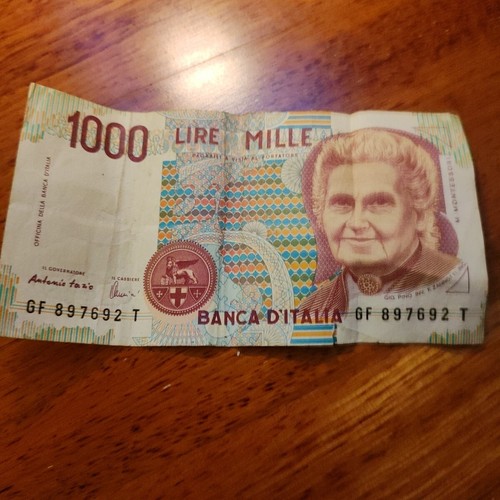 Montessori thousand 1000 - 1000, lire