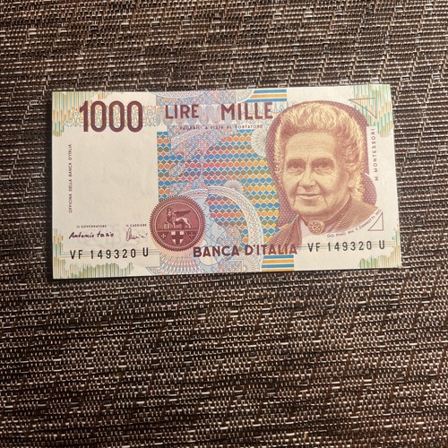 Montessori thousand 1000 lire - thousand,
