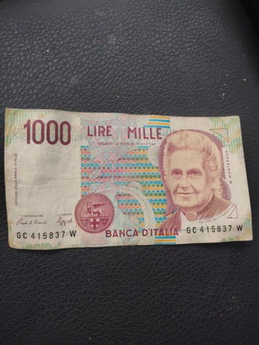 Non circolata banconota mille - banconota,